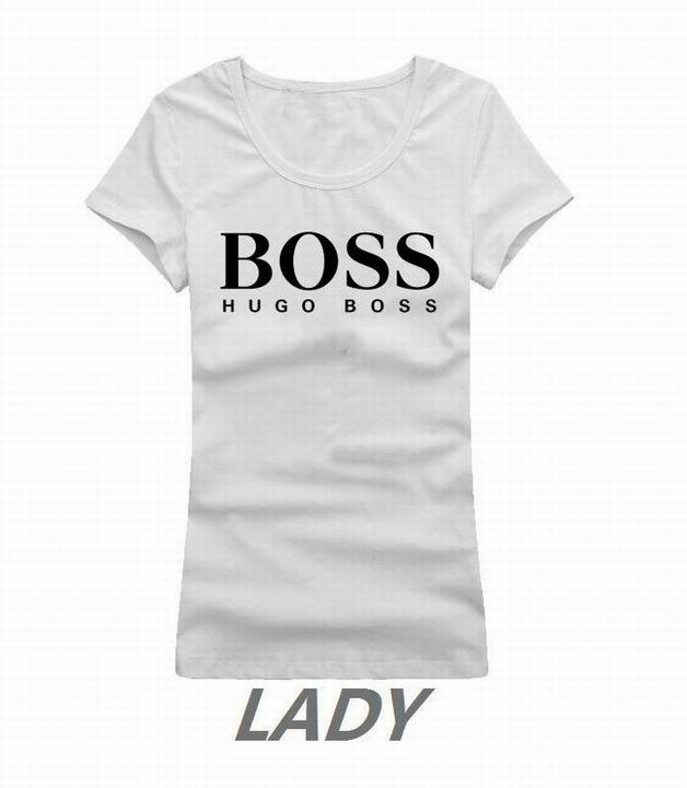 BOSS short round collar T woman S-XL-009
